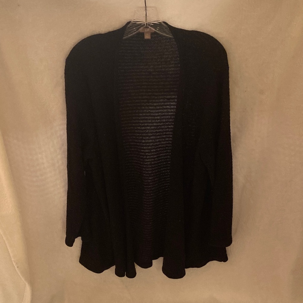 J. Jill Sequined Black Knit Sweater